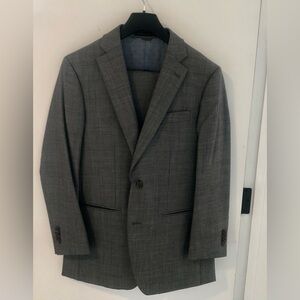 Indochino Hayle Sharkskin Gray Suit